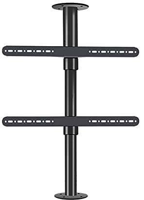Mobile porta TV girevole a 360 gradi per display a LED con dimensioni regolabili e design salvaspazio