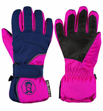 Trollkids Kids Troll Glove 45, Navy/pink