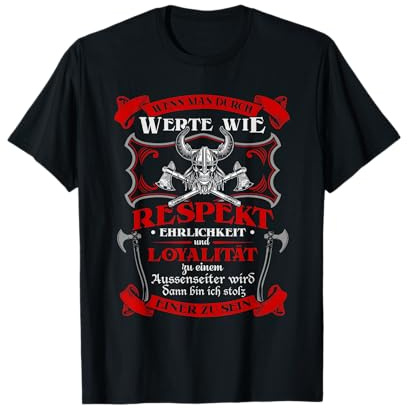 Stolzer Außenseiter - Wikinger & Walhalla Geschenk T-Shirt T-Shirt