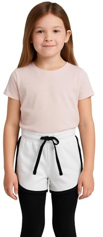 A2Z 4 Kids Girls Shorts 100% Cotton Dance Sports Trendy Fashion Summer Hot Short Lightweight Comfort Breathable Stylish Running Beach Shorts Tank Top Pants New Age 2-13 Years