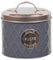 URBNLIVING French Style Copper and Grey Tin Bread Pasta Sugar Coffee Biscuit and Tray Home Decorative Boxes (Sugar)