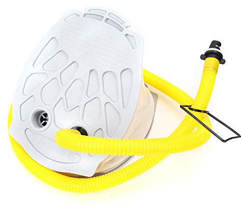 Beibootpumpe, Fußpumpe, Balg Fußpumpe Luftpumpe Fußpumpe Schwimmboot für Schlauchboot Angeln Kajak Fischerboot