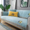 Couch Protector,überwurf für Sofa,couchbezug,Hochwertige Sofa-Schonbezug für Stuhl/Sofa,Sofabezüge aus Chenille-Stickerei,Stoffsofa-Sparer,Ledercouch-Schutz-hellblau_Kissenbezug 45 * 45cm