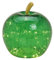 Lampe Apfel Leuchte (M) Glas, Dunkelgrün, Apfel Lampe mit LED Lichterkette, Dekoleuchte, Dekolampe, Tischleuchte, Apfellampe