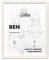 Schloss BILDERRAHMEN Ben 59,4x84 cm DIN A1, Dekor Weiß