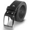 LINDENMANN Gürtel Herren Büffelleder 40 mm schwarz, Farbe/Color:schwarz, Size US/EU:Bundweite 105 cm Gesamtlänge 120 cm W 41.3 XL