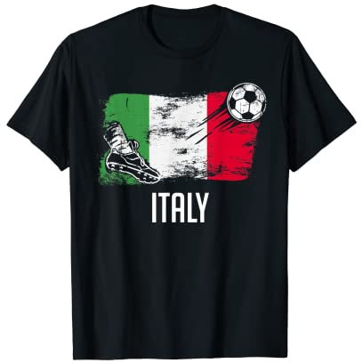 Italy Flag Jersey Italian Soccer Team Italian T-Shirt
