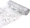 5M x 28CM Tischläufer Silber Tischband Glänzend Silber für Partys Hochzeit Geburtstage Weihnachten Tischdeko