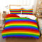 Tomifine Kinder Bettwäsche 135x200 cm Regenbogen Mädchen Bettwäsche Set Regenbogen Wolken Bettbezug mit Kissenbezug Mikrofaser (100x135 cm+40x60*1,Bunt e)