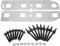 EBTOOLS Auto Abgaskrümmer Dichtung Schrauben Bolzen Kit Aluminium Edelstahl 6508218AA 6507746AA 6510140AA 6505316AA Ersatz für Dodge Ram 1500 2500 3500