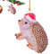 Personalisierte Weihnachtsschmuck | Eichhörnchen/Kaninchen/Vogel/Elch/Igel dekorativer Weihnachtsbaum-Anhänger | niedliche Feiertags-Heim-Party-Dekoration
