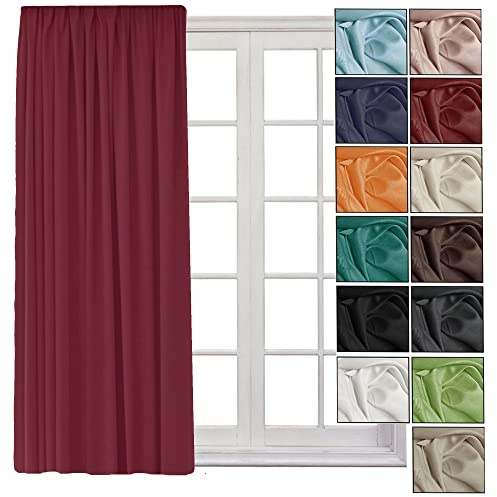 Cleanlevel Verdunkelungsvorhang 140x245 cm – Vorhang Blickdicht mit Kräuselband – Vorhang Verdunkelung mit Hitzeschutz & Kälteschutz