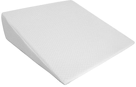 Pikolin Home - Almohada Antirreflujo Viscoelástica en Forma de Cuña, Mejora la Digestión y Respiración, Funda Lavable