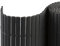 casmartis PVC Sichtschutzmatte - grau - 180 x 1000 cm (2-teilig) - Zaunsichtschutz, Sichtschutzzaun, Balkonverkleidung, Zaunblende