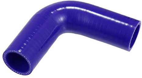 VekAuto Tuyau Coude 90° Silicone Bleu 1 Pièce Pour Refroidisement | Intérieur 32 Mm, Extérieur 42 Mm, Compatible Pour SUV Camions Motos Karting, Améliore Refroidisement Moteur
