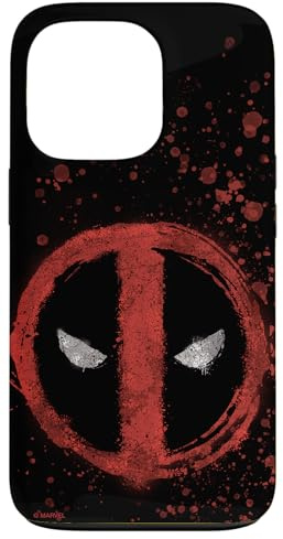 Marvel Deadpool Wade Wilson Icon Paint Splatter Case for iPhone 13 Pro