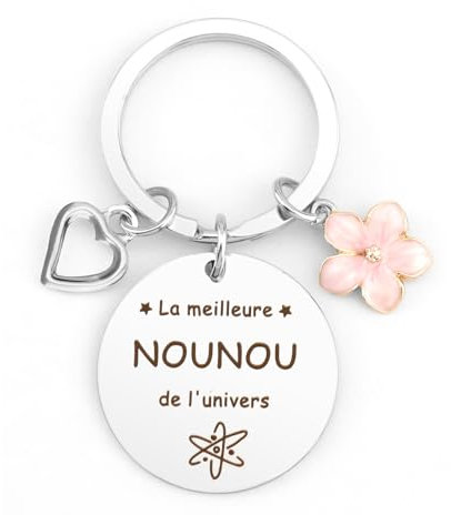 Cadeau Nounou Noel - Porte Clef Original Pour Assistante Maternelle - Remerciement Fin De Contrat - Merci