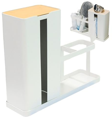 Scatola per multifunzionale, organizer laterale per tovaglioli e bicchieri, copertura per portatovaglioli, porta e telecomando,