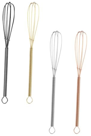 Mikinona Set De 4 Batidores De Huevos De Acero Inoxidable Herramientas Para Hornear