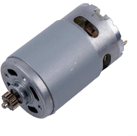 FACULX Für Metabo BS18 Akku-Bohrschraubermotor, 18 V, 14 Zähne, DC-Motor 317004430 für Metabo BS18 elektrische Akku-Bohrmaschinen-Zubehör, 9,5 mm Gleichstrommotor