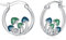 Pilz Ohrringe 925 Sterling Silber Pilz Ohrringe Magische Blaue Pilz Ohrringe Niedlicher Pilzschmuck für Frauen