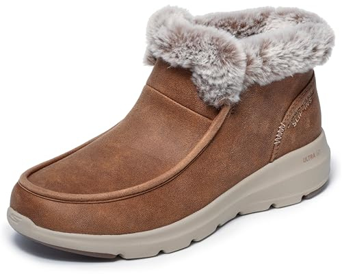 Skechers Damen Glacial Ultra Cozy Getaway Slip-InTurnschuhe