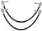 Toddmomy 2pcs Guitar Audio Patch Cable Durable Effect Cord for Electric Bass and Instruments Lightweight and Stylish Design for Easy Use and Storage
