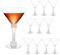 20 copas de vino desechables de 150 ml, copas transparentes con tallo, copas de cóctel irrompibles para postre, boda, hogar