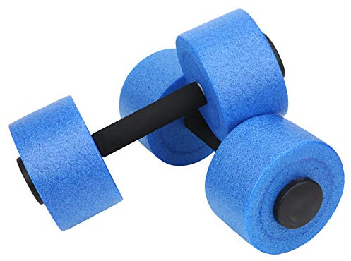 Water Hanteln für Schwimmen und Wassertraining | EPE Foam Langhantel für Wasser Aerobic/Krafttraining/Pool Übung | Leichte Wassergewichte mit lebhafter Herausforderung, blau