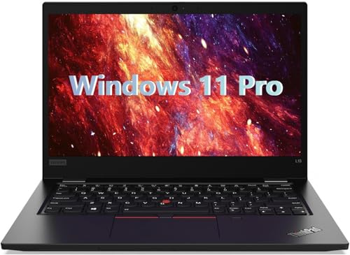 Lenovo Thinkpad L13 Gen 2 - Notebook da 13,3 FHD pollici, Intel Core i3-1115G4, 4 GB RAM, SSD da 256 GB, tastiera giapponese, Windows 11 Pro (ricondizionato)