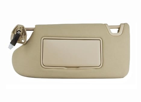 Für Nissan Für Altima 2013-2018 96401-3TA2A Auto Sonnenblende Schild Schatten Sonnenschirm Mit LED Lampe Links 964013TA2A Auto Innen Sonnenblende(Beige Left)