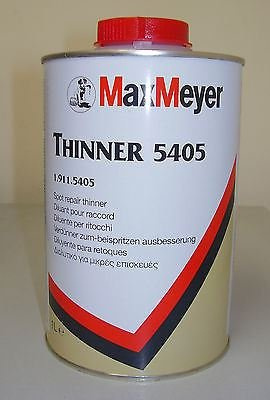 Max Meyer 5405 Fade Out Thinner 1L Ideal Spot Repair/Blending 1 Litre Thinners Formulated For Easy Application Excellent Overspray Wetting Properties High Gloss Finishing