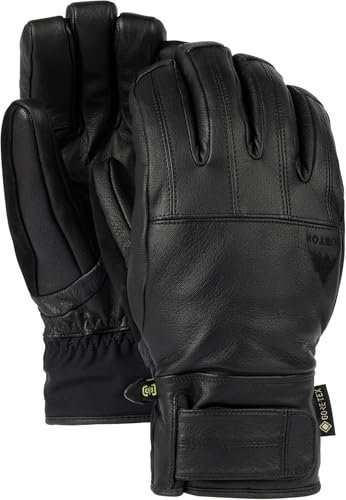 Burton Herren Gore-Tex Gondy Leder Handschuh, Herren, 103261, True Black, S