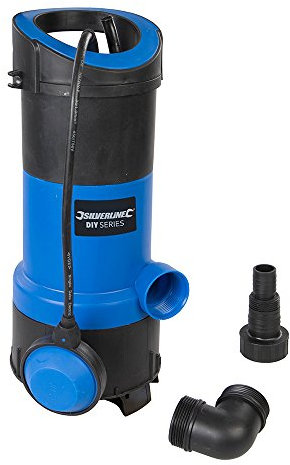 Silverline Tools 917615 Bomba Sumergible para Aguas Limpias y Residuales, 750 W