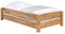 WOODLIVE DESIGN BY NATURE Massivholz Gästebett Stapelbett Twin in Kernbuche massiv (100 x 200 cm)