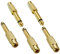 AAOTOKK 5-Pack Gold Plated RCA to 1/4 Inch Adapter, 6.35mm TS Jack Plug to RCA Audio Connector
