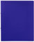 Idena 10430 - Ringbuch im Format DIN A4, 2-Ring-Mechanik mit 16 mm Durchmesser, 20 mm Rückenbreite, blau, 1 Stück
