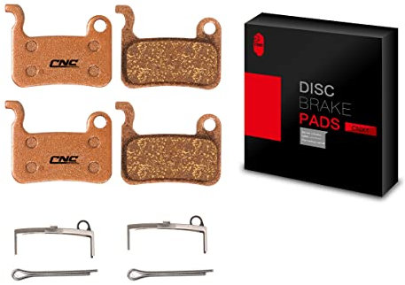 CNC Fahrrad Bremsbeläge,Scheibenbremsbeläge für Shimano XT Resin/Polymetallisch,2 Paar