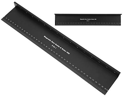 Multifunctional Protective Ruler, Aluminum Alloy Non-Slip Ruler, Magnetic Saw Guide & Ruler, Drafting Tools and Drafting Kits