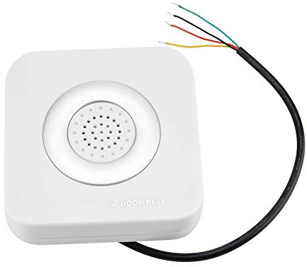 Tyenaza Verkabelte 12V Türklingel Zutrittskontrolle ohne Batteriebetrieb | Einfach installierbares Türklingel-Set für den Hausgebrauch, funktioniert ohne Batterien als komplettes Zugangssystem