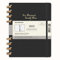 Moleskine Monatsplaner 2022, 2023, 12 Monate Terminplaner, Monatsplaner im Festen Einband, Maß Extra Large 19 x 25 cm, Remake Midnight