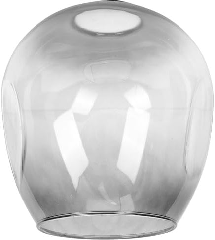 Wine Glass Lamp Shade Replacement:E27 Modern Glass Pendant Lamp Shade Small Lamp Cover Ceiling Light Lampshade for Chandelier Table Floor Wall Lighting Fixtures Grey