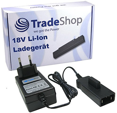 Trade-Shop 18V Li-Ion Akku Ladegerät Ladestation kompatibel mit Gardena 09840-20 9840 09839-20 9839-20 9839 08833-20 8835 08835-20 8839-U 08839-20