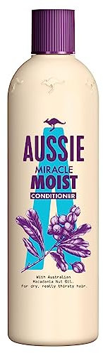 Aussie Miracle Moist Conditioner 490 ml for Dry Thirsty Hair (Conditioner)
