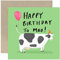 Old English Co. Geburtstagskarte für Ihn – humorvolle Kuh-Wortspiel-Geburtstagskarte für Sie und Ihn | Happy Birthday To Moo | Innenseite blanko und Umschlag enthalten