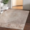 Mazovia Abstraktes Vintage Designer Teppich - Kurzflor - Weich Teppich für Wohnzimmer, Esszimmer - ÖKO-TEX Wohnzimmerteppich - Teppiche Beige 160 x 230 cm