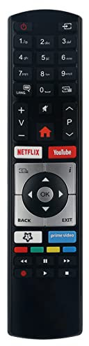VINABTY 30101761/RC4318P Ersatz Fernbedienung Kompatibel mit Techwood Smart TV H32T60F XH24K550V XH24K550 XH39K550 XF43K550 XH24K550V-W XU42K700 XU43K700 XU50K700 XU55K700 XU58K700 XU65K700 XH32K550