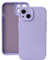 LOOKSEVEN for iPhone 14 Case, Purple Silicone TPU Rubber Back Cover Case Compatible for iPhone 14 (6.1 inch)