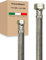 Flexschlauch ÜM x ÜM Edelstahl Panzerschlauch Anschlußschlauch Sanitär Armaturenschlauch Hauswasserwerk Made in Italy (1/2 x 3/4 - 300 mm)