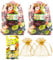 Apple & Cinnamon Scented Potpourri Set - 2 Large Bags, 1 Apple & Cinnamon Fragrance Oil, 2 Organza Sachet Bags | Fall & Christmas Home Decor | Dried Flowers For Vase | Subtle Aroma